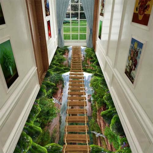 New 3D Fun Adventure Corridor Doormat Bedroom Kitchen Floor Mat Decoration Game Doormat Rug Idyllic Carpet Living Room