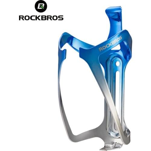 ROCKBROS MTB Road Bike Water Bottle Cage Mount Aluminum Alloy Gradient Stronge Sturdy Bottle Holder Water Cup Bike Accessories