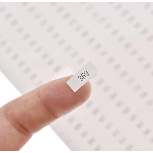 2019 New Cross Stitch Line Color Number Label Adhesive Stickers Embroidery Auxiliary DIY Crafts