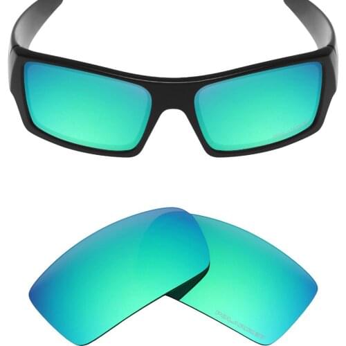 Mryok+ POLARIZED Resist SeaWater Replacement Lenses for Oakley Gascan Sunglasses Emerald Green