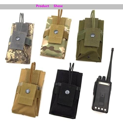 Nylon Holster Walkie Talkie pouch Radio Bag For Icom Kenwood For Motorola Yaesu Vextex Uv-5r Accessories carry case