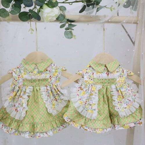 2022 Customized Autumn New Cats Dog Dress Princess Wedding Lace Dresses Teddy Bichon Poodle Pomeranian Dogs Clothes Pet Clothing