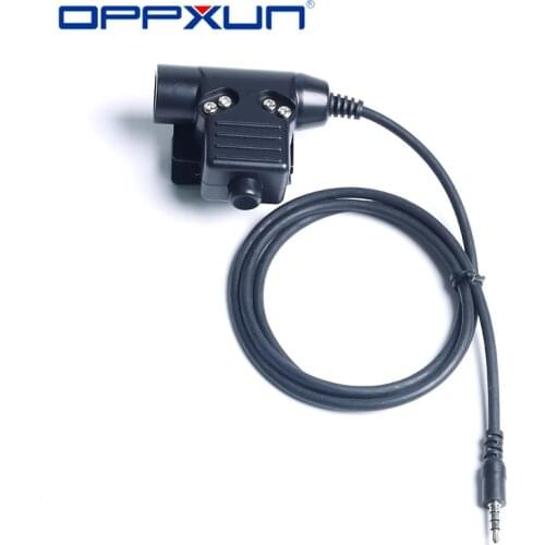OPPXUN U94 PTT Per Z Tactical Comtac II H50 H60 HD01 HD02 HD03 Cuffie Per IPhone Samsung HTC 3.5mm Jack Cellulare MP3 MP4