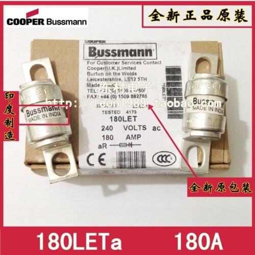 Original US BUSSMANN fuse BS88: 4 180LET 180LETa 180A 240V fuse