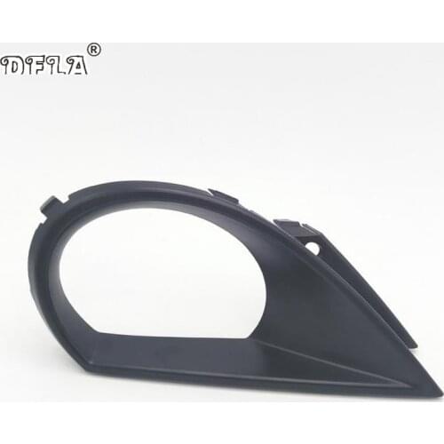 For Audi Q7 2010 2011 2012 2013 2014 2015 Car-Styling Front Bumper Fog Lamp Fog Light Lower Grille Cover With Hole Left Side