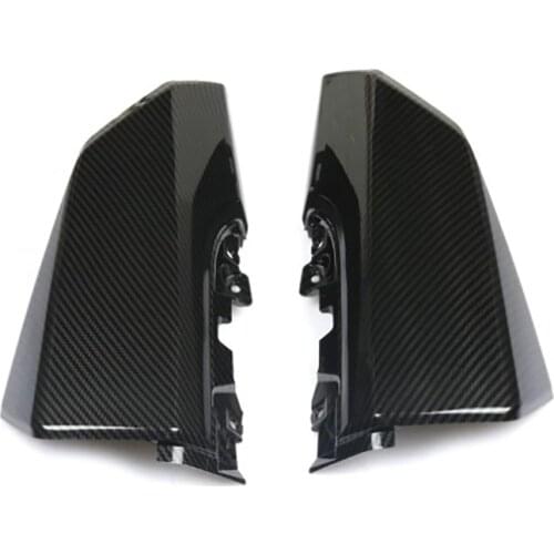 Motorcycle Front Side Cover Plastic Baffle Decorative Cover Carbon Fiber Pattern for Yamaha Nmax155 Nmax 155 2016 - 2019