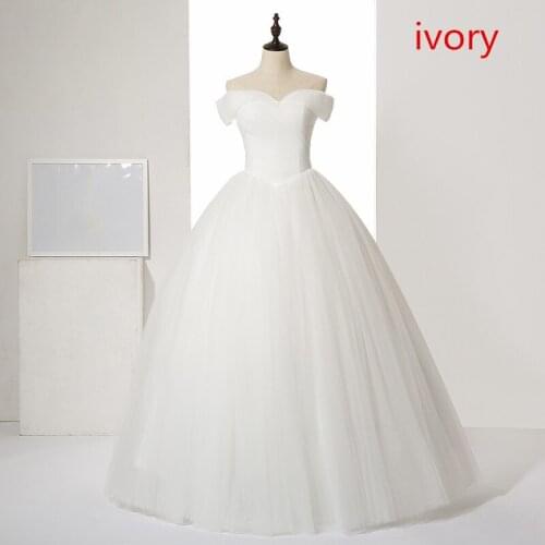 Sexy Boat neck style wedding dress Vestido de noiva robe de mariee wedding gown