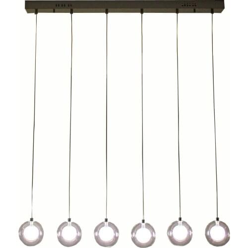 Modern 6 Lights Glass Soapsuds Dining Room Pendant light Romantic Study Room Pendant lamp brand new Blacony Pendnat Lightings