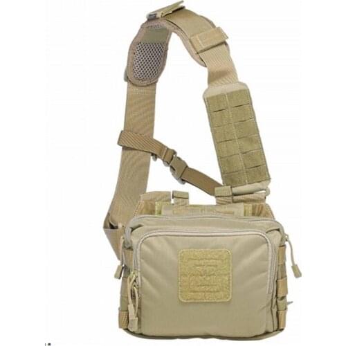 Tactical EDC Sling Bag Military Assault Airsoft Molle Backpack Men Paintball Hiking Camping Hunting Camo Shoulder Chest Bag