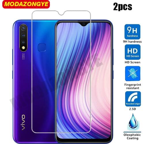 2 Pcs Tempered Glass For Vivo U20 Glass Screen Protector Vivo U20 U 20 VivoU20 Film 6.53 inch