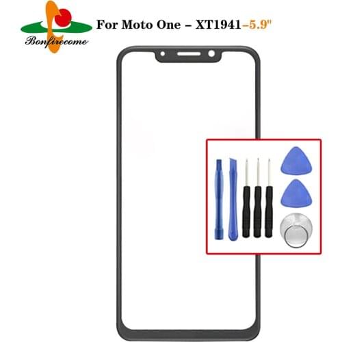 Replacement LCD Front Touch Screen Glass Outer Lens For Motorola Moto one XT1941