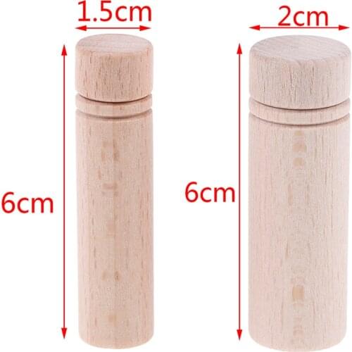 1Pc Wooden Portable Needle Storage Case Wooded Container DIY Sewing Embroidery Pins Organizer