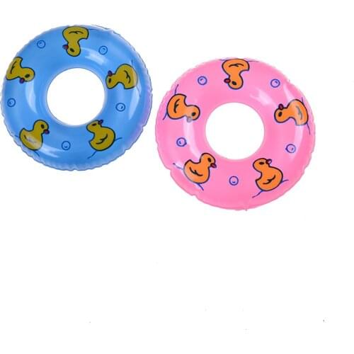 1 Pc Lifebelt Ring For Doll Accessories For toys dolls,Baby Toys best Gift Mini Swimming Buoy 2 Colors