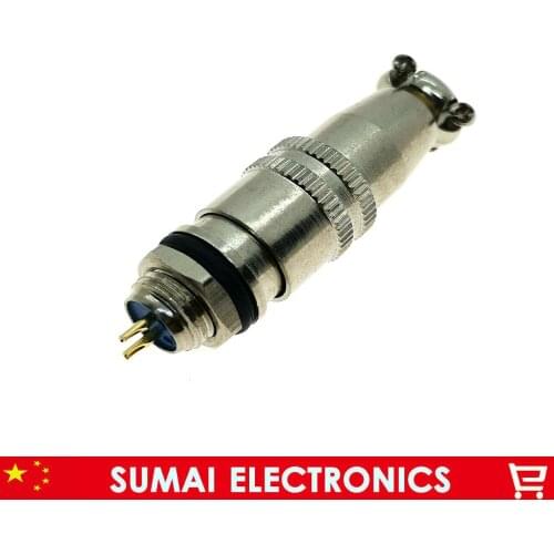 2 Pin 8mm mic circular connector kit XS8-2P Socket+Plug,Aviation plug interface,circular connector 2P