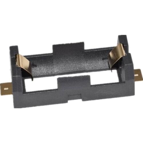 20pcs/lot 1*18350 Battery Holder Smd Smt Batteries Storage Box Case With Bronze Pins 1 Slot 1 x 18350 Lithium Battery Shell