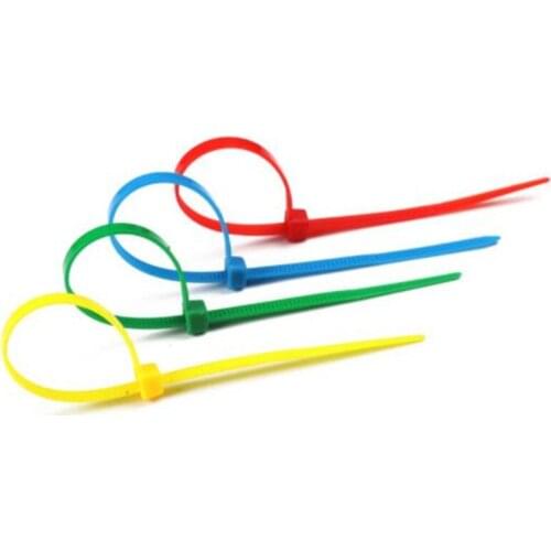 4*100pcs Self-locking Nylon Cable Tie Car Motorcycle Colorful Cable Zip Tie LooP Autoblocantes