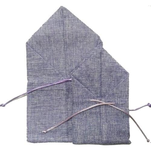 50pcs/lot Plain linen jute bags bracelet jewelry packaging bags 10x18 14x25cm Wedding Decoration drawstring candy gift bags