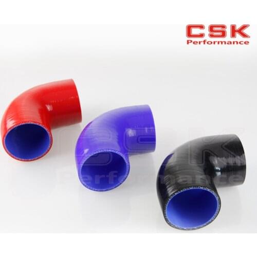 90 Degree 2.75" inch Racing Silicone Hose Elbow Coupler Intercooler Turbo hose 70mm