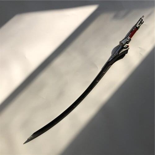 Anime OW Overwatch Cosplay Genji Evil Spirits Games Prop Sword Knife Blade Role Play Shimada Genji Katana Pu Weapon Toy Model