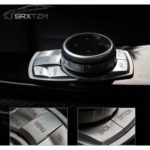 Car Accessories Multimedia Frame Buttons Decorative Cover Car Interior Refit For Bmw F30 F10 F20 F25 F07 X1 X3