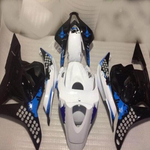 Black white blue motorcycle for HONDA CBR600RR 2009 2010 2011 2012 CBR600RR 2009-2012 Fairing plastic bodywork body