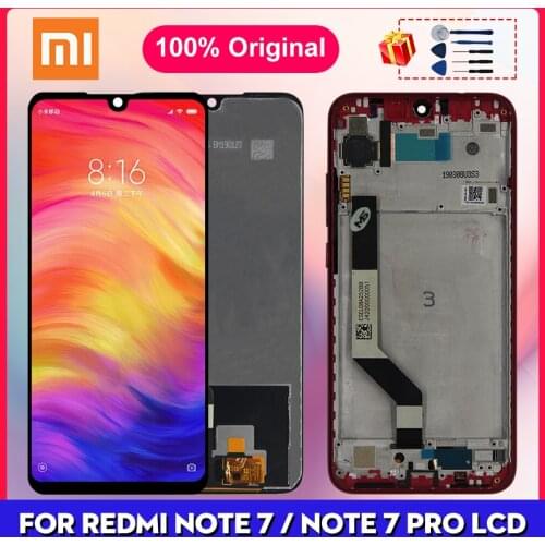 Original For Xiaomi Redmi Note 7 LCD Display Screen Touch Digitizer Assembly For Redmi Note 7 Pro LCD 10 Touch Repair Parts
