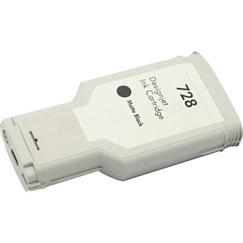 For HP728 1pc Remanufactured Compatible Ink Cartridge with Chip for HP T730 T830 Printer Pigment Ink for Black Dye Ink for Color