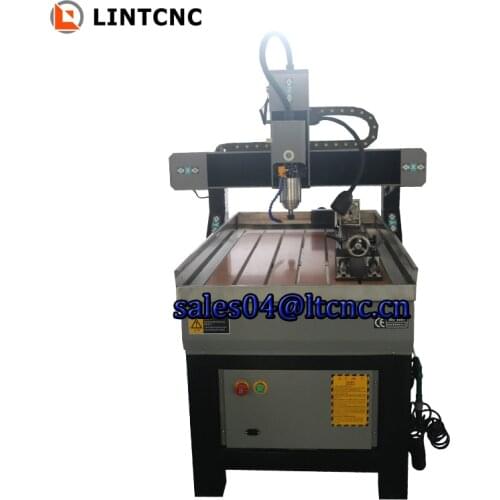 Cnc router 6060 6090 4axis wood carving woodworking machine DSP mach3 water milling aluminum 2.2kw