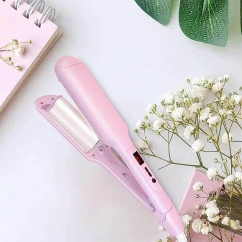 Professional Egg Perm Splint Straightening Corrugated Hair Curler Irons Tourmaline Ceramic Curling Iron Styling Tools Women