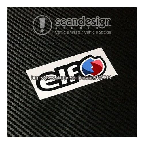Hot sale elf engine oil Sticker Helmet Motorcycle Auto Decal Waterproof 16