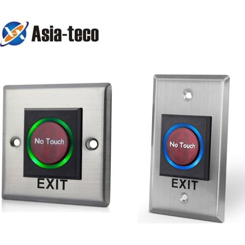 Infrared Sensor Switch No Touch Contactless Door Release Exit Button with LED Indication