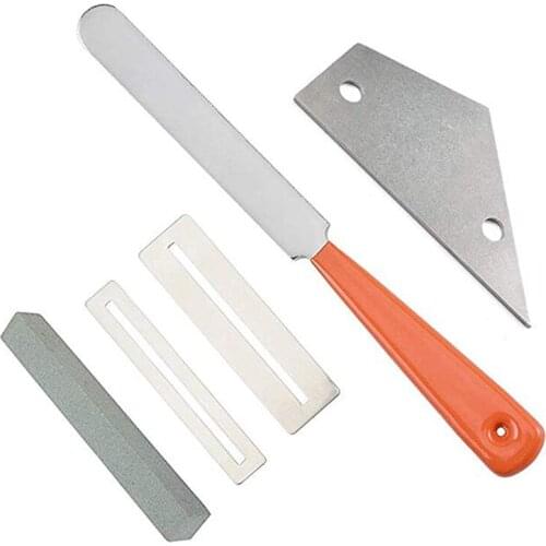 Guitar Polish And Cleaner Tools/Include Guitar Fret File+Guitar Fret Rocker Leveling+Grinding Stone +Fingerboard Guard-Yookay