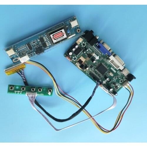 Kit for LM185WH1 TL HDMI+DVI+VGA LCD Audio DIY Controller Board 1366x768 driver Screen panel 2 lamps 18.5" 30pin