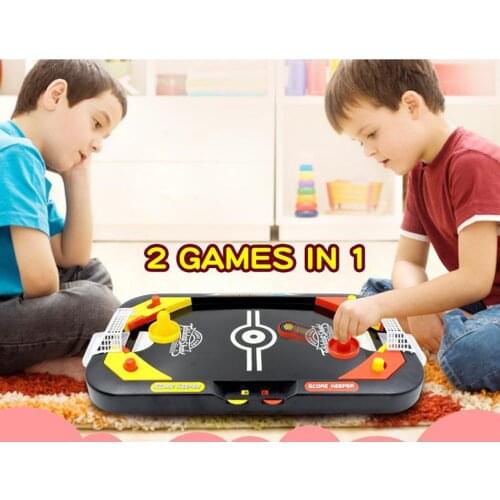 Air Hockey Table Accessories Sets with 2x Pucks and 2 Plastic Lightweight Goalies Replacement Accs for Air Hockey Game Tables