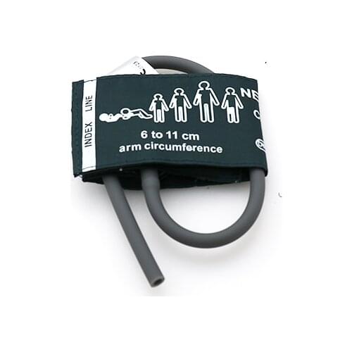 Compatible Reusable Bladder NIBP Cuff Neonate 6-11CM One Tube 10pcs/Lot