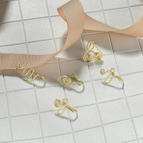 Non-piercing Nose Sleeve Set Nose Cuff No Piercing Clip on Nose Ring Fake Nose Rings for Women Faux Fake Piercing