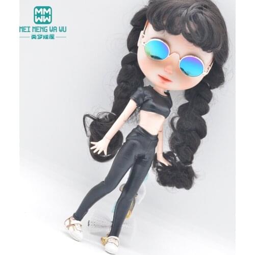 Blyth Doll clothes Fashion Fashion sportswear shiny suit for Blyth Azone OB23 OB24 Toys accessories