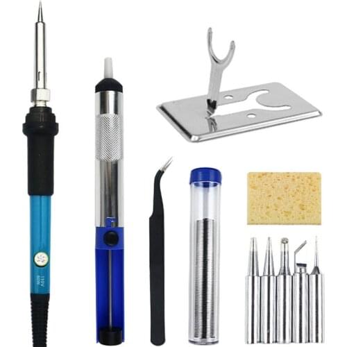Soldering Iron Adjustable Temperature 60w/80W internal heating electronic welding tool constant temperature soldering iron set