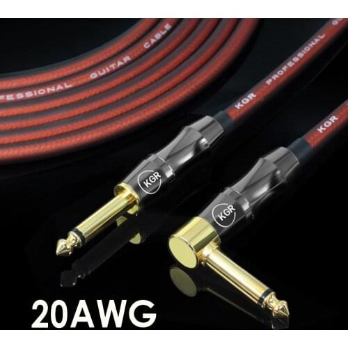 Electric Guitar Wire Cable Bass Piano Keyboard Drum Noise Reduction Shield Audio Oxygen-free Copper Line fever 1m