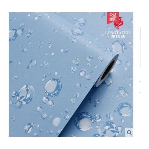 Wallpaper self adhesive ten meters bedroom warm and waterproof dormitory living room 3D solid wall sticker 10 meters pure color