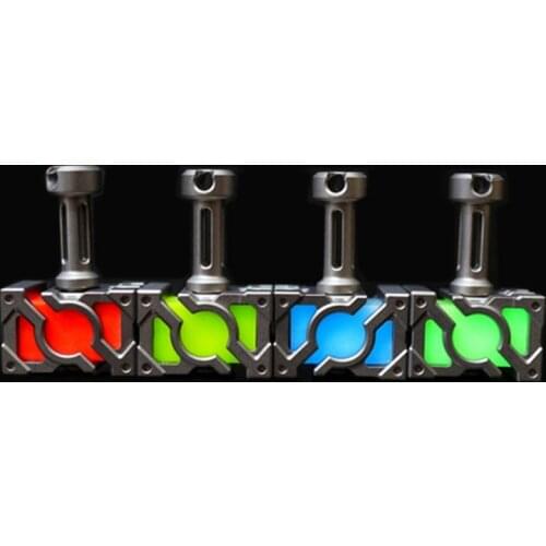 EDC Luminous Self-illuminating Titanium Alloy Beads A Pendant Paracord Outdoor Decorations Camping Gear EDC Tools
