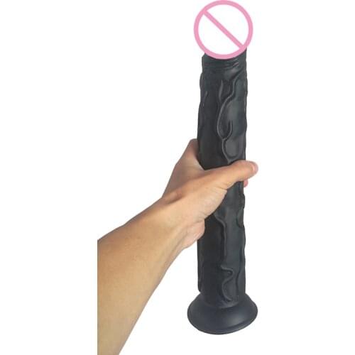 Waterproof 350*50mm super long huge dildo soft artificial penis artificial dildos suction cup sextoys adults for women lesbian