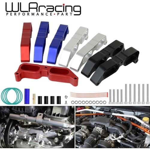 WLR Billet Power Block Intake Manifold Spacer For 13+ Subaru BRZ 13-16 Scion FR-S 17+ For Toyota 86 FA20 Engine 19hp / 15tq