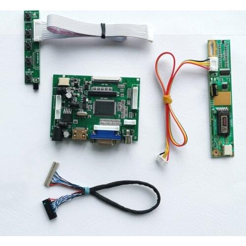 For HT14X11/HT14X12/HT14X13 1024*768 2AV+VGA LVDS 20pins 14.1" 1CCFL notebook panel LCD display controller drive board kit