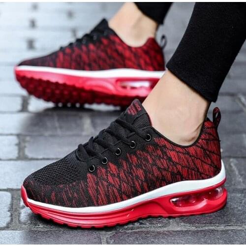 2021Mesh Breathable Running Shoes Outdoor Comfortable Lightweight Shoes Lace Up Casual Sport Unise Shoes Eur36-45