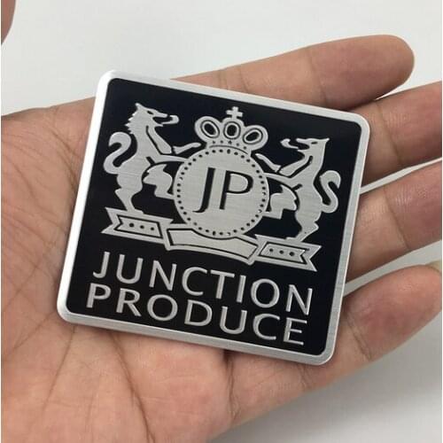 3D Auto Modified Metal Junction PRODUCE JP Luxury VIP Trunk Side Seal Decal Sticker Badge Car Assessoires