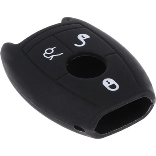 A5KD 3 Buttons Silicone Car Key Fob Cover Case for mercedes benz W203 204 210 211 AMG CES CLA CLS CLK