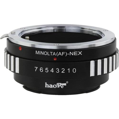 Haoge Lens Mount Adapter for Sony Alpha Minolta A-type Mount Lens to Sony E-mount NEX Camera