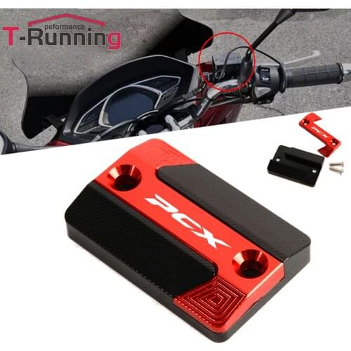 Motorcycle Front Brake Master Clutch Cylinder Fluid Reservoir Cover Oil Cap Protector For HONDA PCX 125 PCX 150 PCX125 PCX150