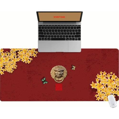 Large Office Computer Desk Mat Table Keyboard Big Mouse Pad Classical Knocker Laptop Cushion Desk Non-slip Mat Gamer Mousepad Ma